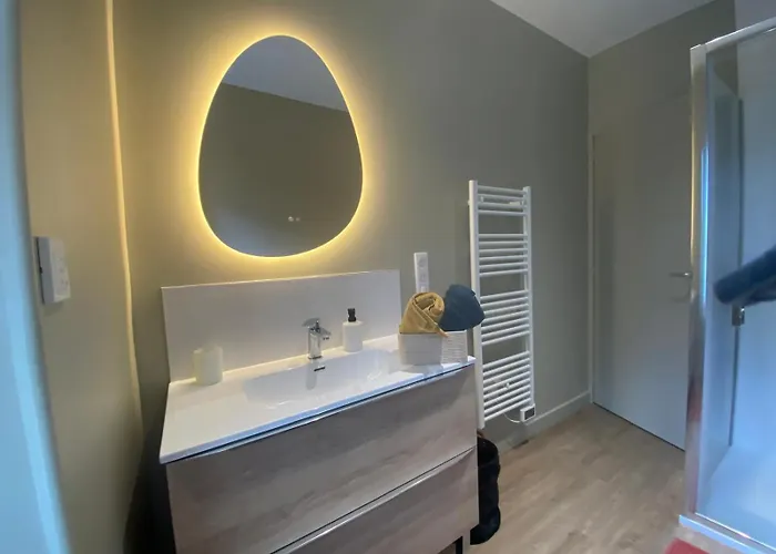 Maison Bollee 6 Pers Moderne Avec Jardin Λε Μανς